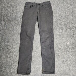 Levis 511 Jeans Men 29x32 Black Denim Slim Fit Dark Wash Skater Punk‎ Grunge